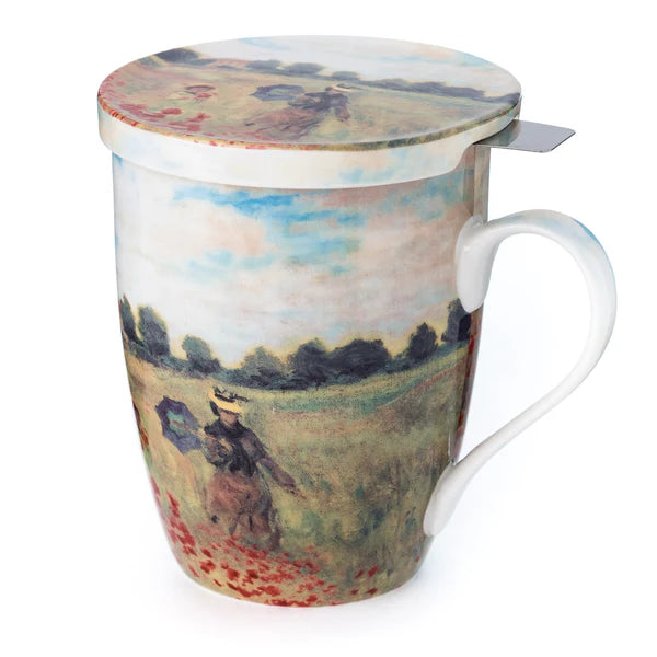 Monet "Poppies" Mug with Infuser
