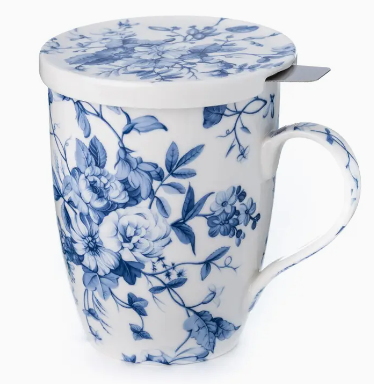 Something Blue Mug with Infuser