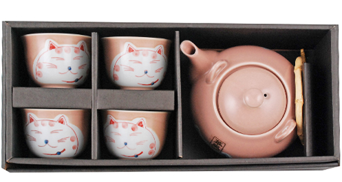 Kitty Tea Set 20 ounces 4 cups