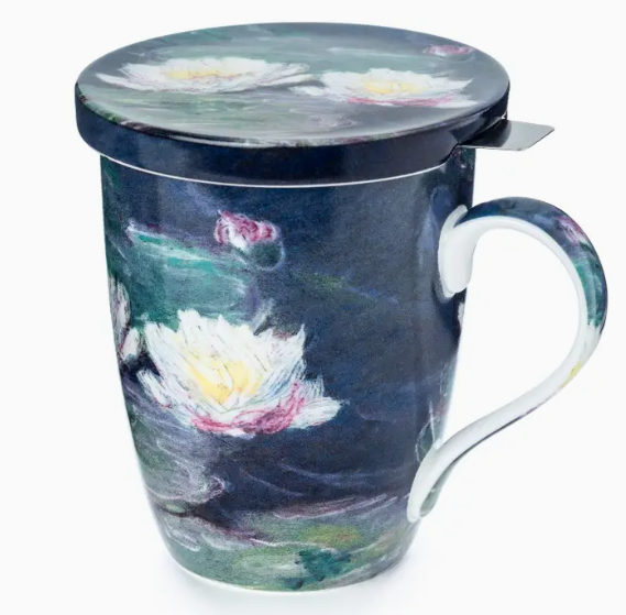 Monet's "Waterlilies" Mug with Infuser