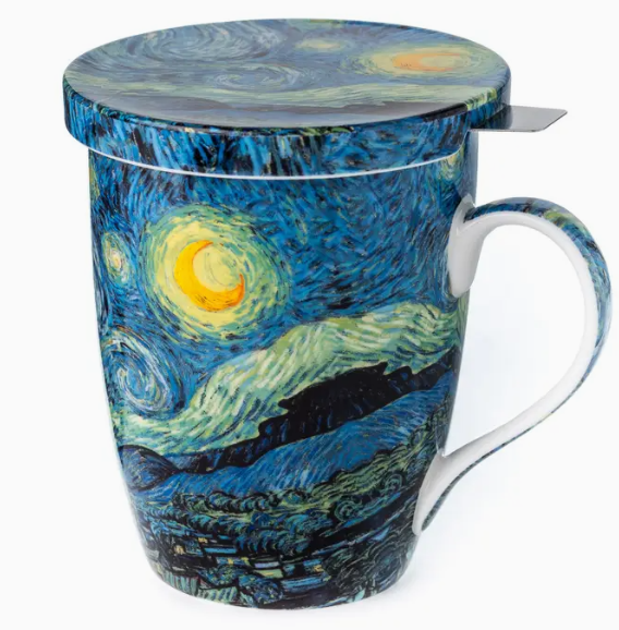 "Starry Night" Mug with Infuser