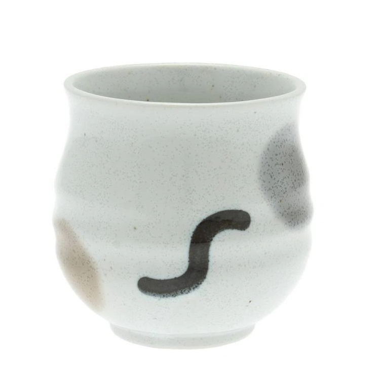 White Calico Cat Cup