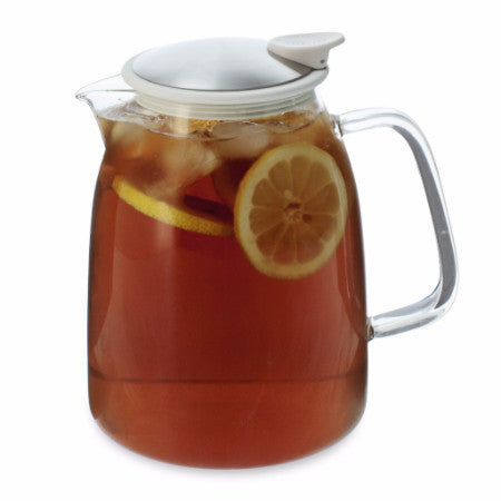 68 Ounce Glass Iced Tea Pitcher (Jug) - Serve Hot or Cold - Good Life Tea