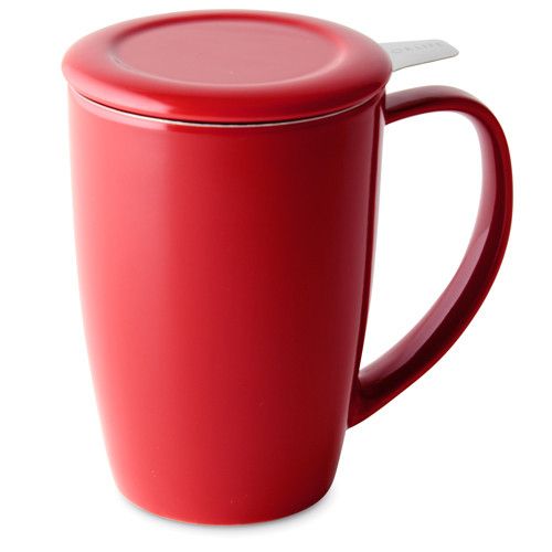 Ceramic Tea Cup with Infuser and Lid - Good Life Tea