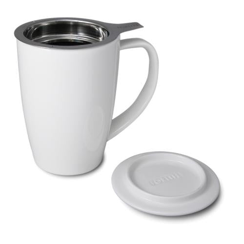 Ceramic Tea Cup with Infuser and Lid - Good Life Tea