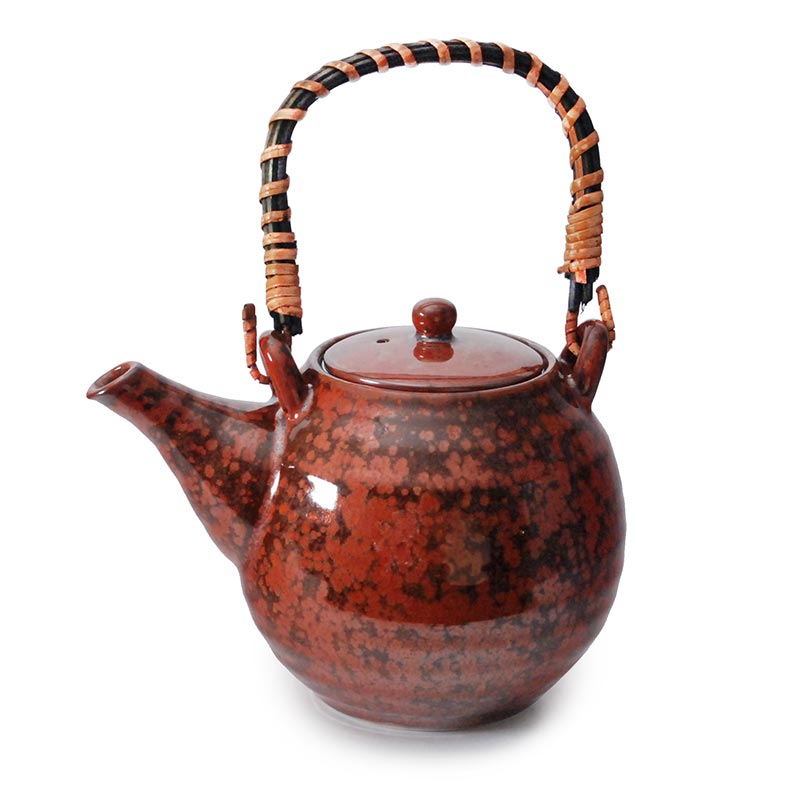Small Japanese Teapot with Wooden Handle - new