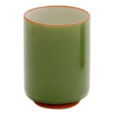Green Japanese Tea Cup with White Interior - Good Life Tea