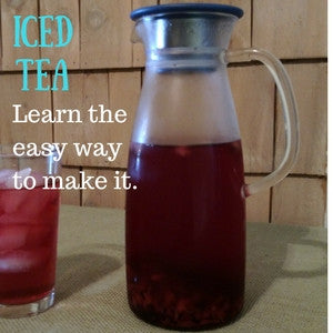 Iced Tea is easy to make.