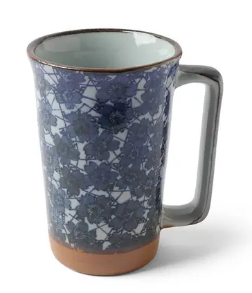 Blue Floral Mug