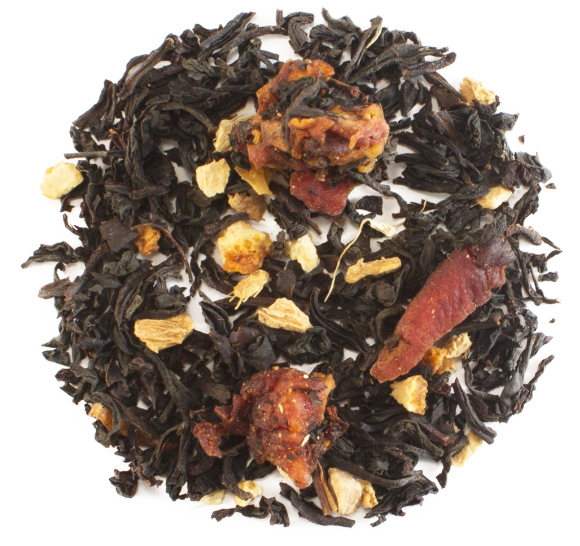 Ginger Peach Delight - Organic Loose Leaf Black Tea