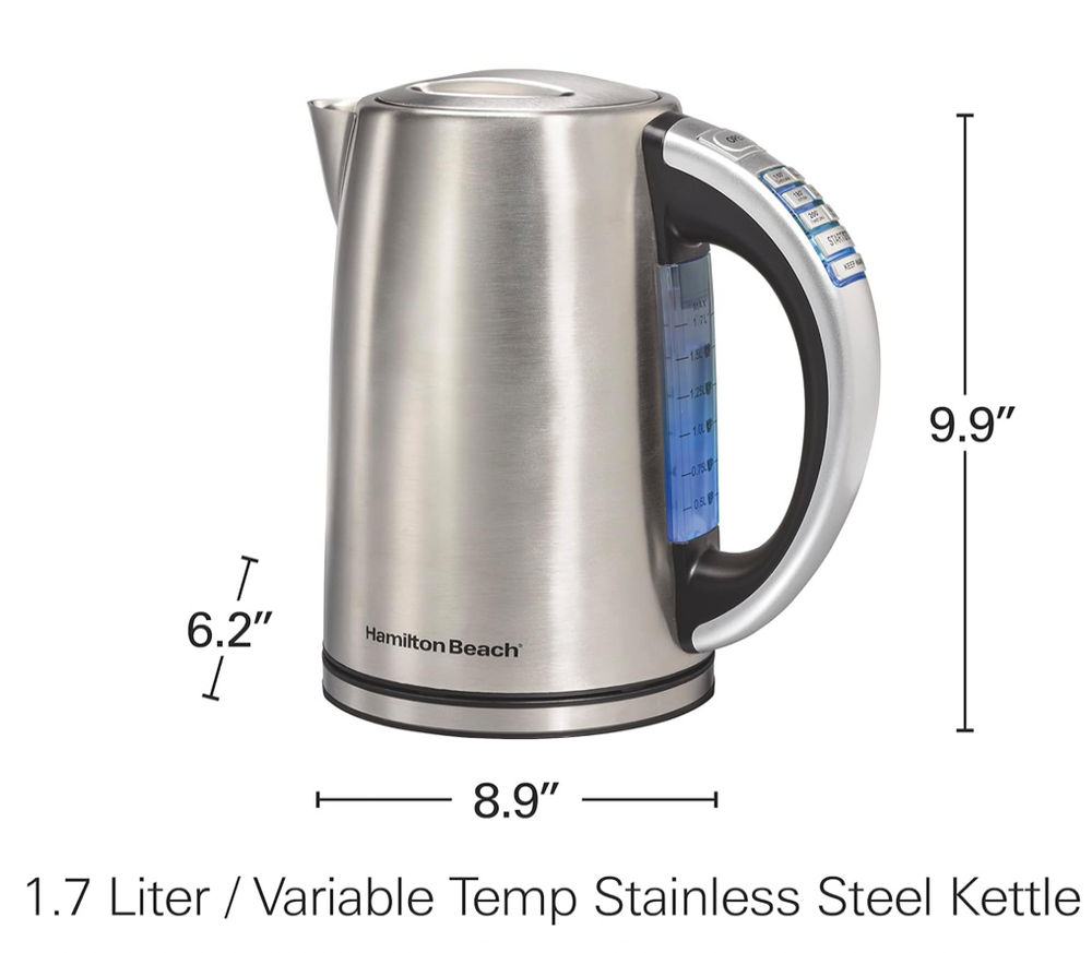 
                  
                    Electric Tea Kettle with variable temperature control
                  
                