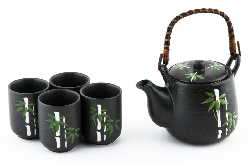Black Bamboo Tea Set