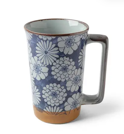 Blue Marigold Tea Mug