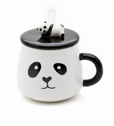 Panda Mug with Topper