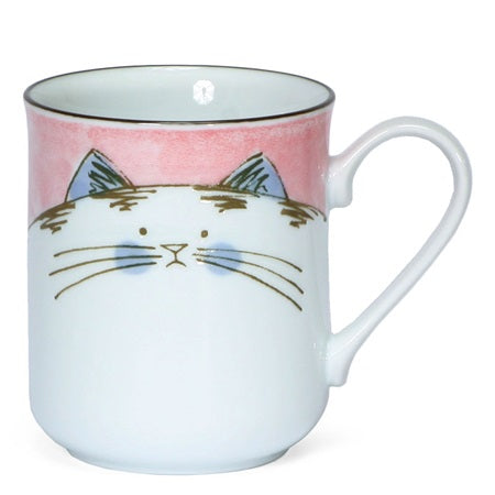 Japanese chubby cat mugs - Good Life Tea