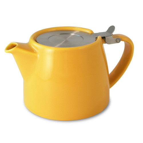 18 Ounce Stump Ceramic Teapot with Infuser - Good Life Tea