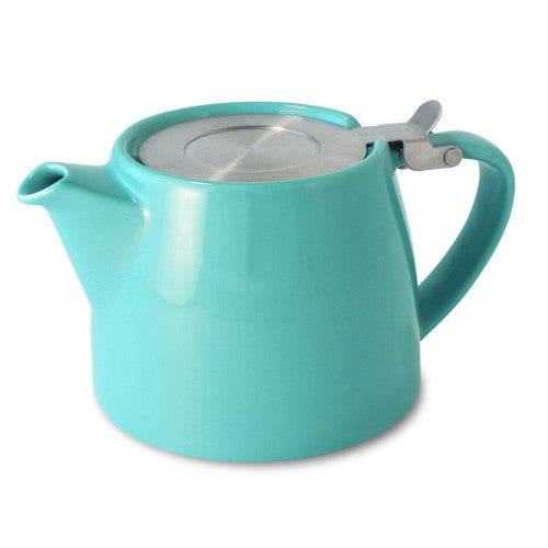 18 Ounce Stump Ceramic Teapot with Infuser - Good Life Tea
