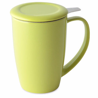 Ceramic Tea Cup with Infuser and Lid - Good Life Tea