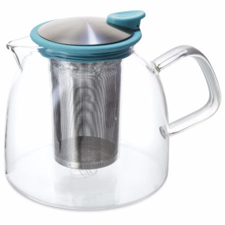 Borosilicate Glass Teapot with Stainless Steel Infuser – Good Life Tea