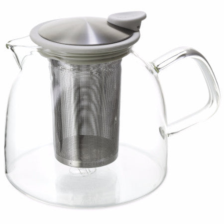 
                  
                    Glass Teapot with Stainless Steel Infuser-  68, 43, 24 and 14 Oz capacities - Good Life Tea
                  
                