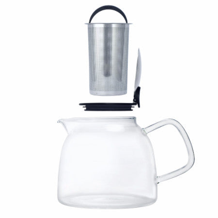 
                  
                    Glass Teapot with Stainless Steel Infuser-  68, 43, 24 and 14 Oz capacities - Good Life Tea
                  
                