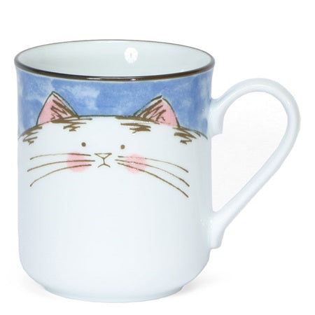 Japanese chubby cat mugs - Good Life Tea