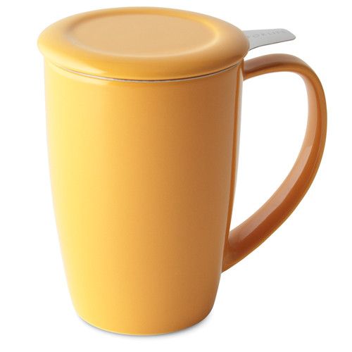 Ceramic Tea Cup with Infuser and Lid - Good Life Tea