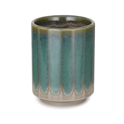 Aqua/Beige Cup