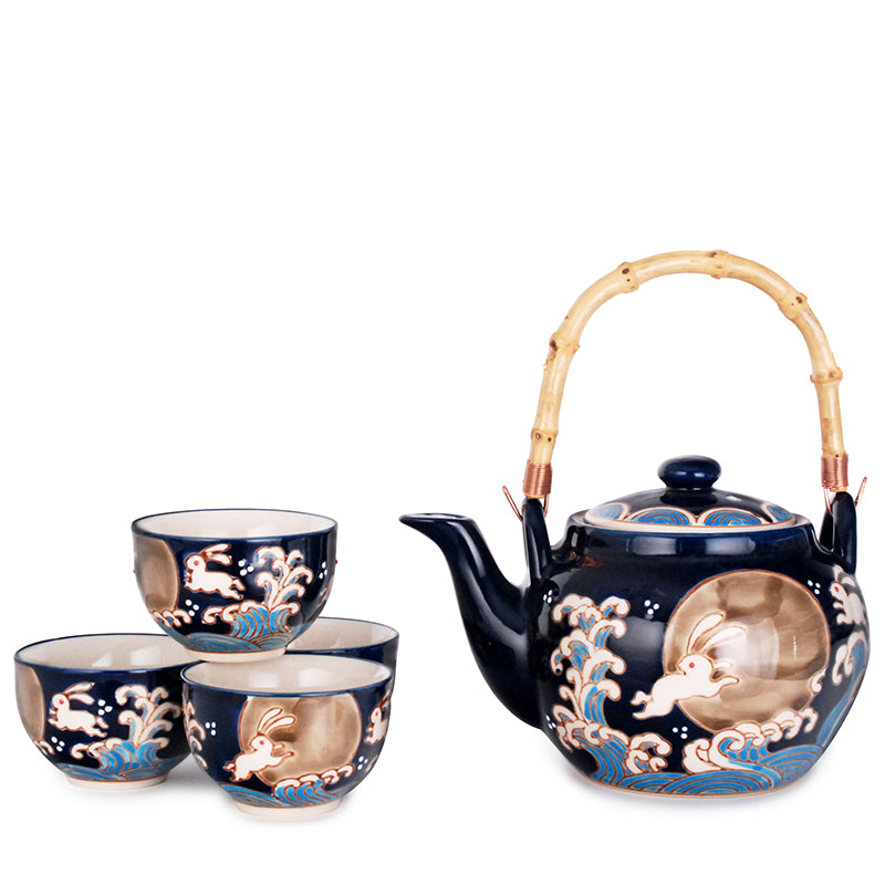 Bunny Waves Tea Set