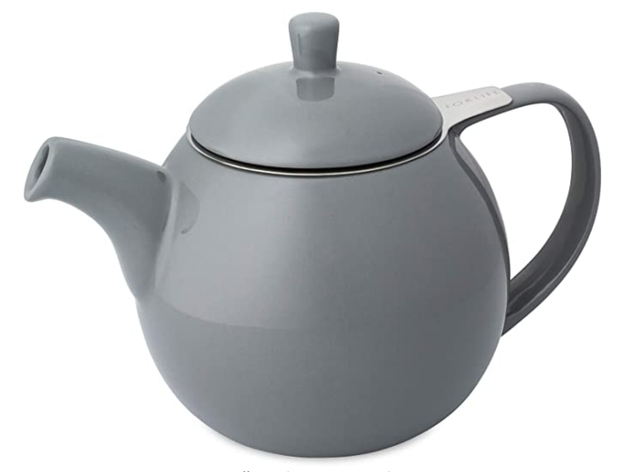
                  
                    Round Ceramic Teapot with Loose Tea Infuser in Various Colors
                  
                