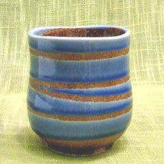 Blue Swirl Japanese Tea Cup - Good Life Tea