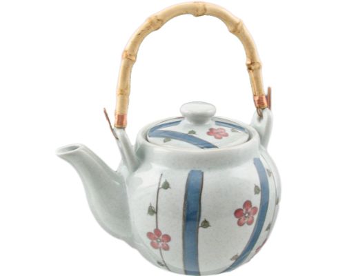 Daisy with Blue Stripe Teapot - 2 sizes! - new