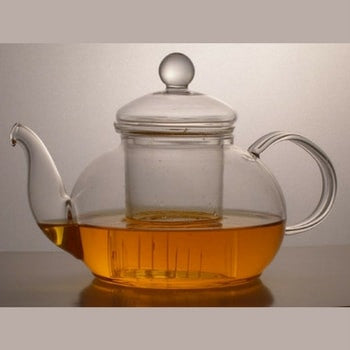 Classic Design 27 Ounce Glass Tea Pot - Good Life Tea