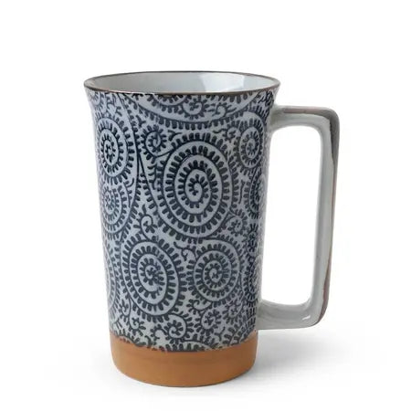 Blue Swirl Tea Mug