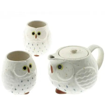 Snow Owl Tea Set