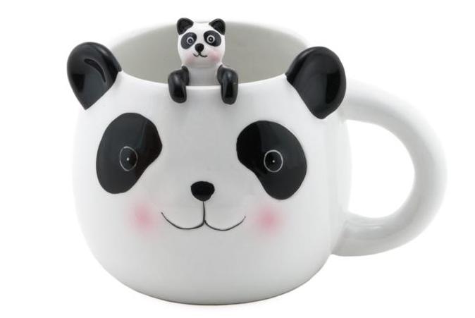 Ceramic Panda Cup with Spoon - Good Life Tea